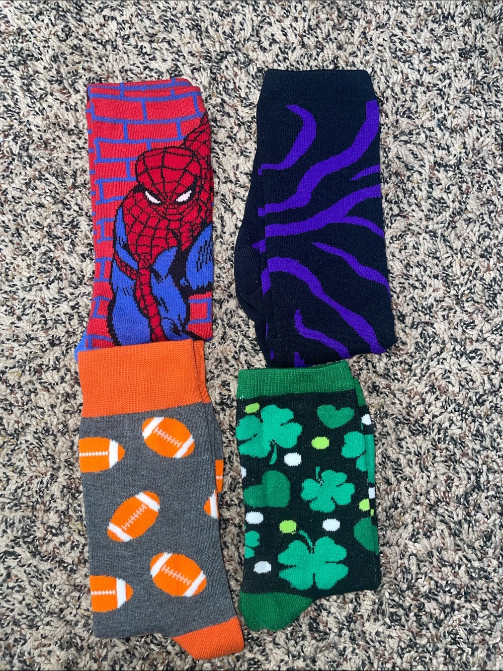 Boys Novelty Sock Bundle of 4 OSFM GUC